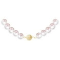 thumbnail image 4 of ANGARA 10-11mm, 18" Classic Freshwater Cultured Pearl Necklace in 14K Yellow Gold for Women | June Birthstone, Birthday, Anniversary, Jewelry Gift for Women | Pearl Necklace, 4 of 8