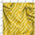 thumbnail image 2 of Soimoi Yellow Fabric - By the Yard - 56 Inch Wide - Diagonal Line Geometric Textile - Edgy and Modern Patterns for Trendy Projects Printed Fabric, 2 of 6