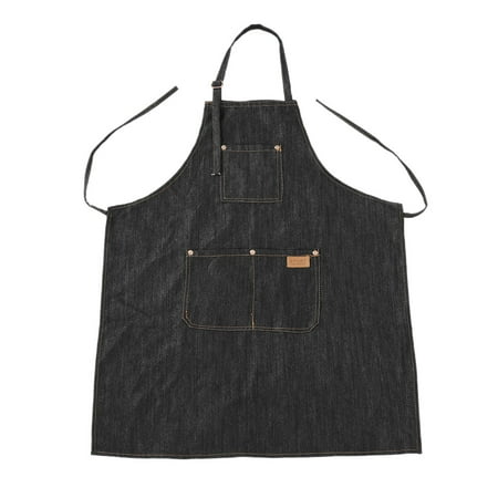 

Hair Dresser Salon Apron Hairdressing Hair Cloth Cutting Dyeing for Barber Shop Black Jean