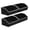 Black, variant on Navy Blue Fabric Storage Bins Set 4 Pack Closet Organizer Storage Cubes Drawer Dividers Foldable Trapezoidal Storage Bins with Dual Handles for Clothes Socks Space Saving Bins DIMJ
