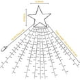 thumbnail image 5 of Qulist Luces De Estrellas De Decoración Navideña para Exteriores, 317 Luces Led De Cadena para Adornos De Árboles De Navidad De 16.4 Pies, 5 of 5