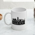 thumbnail image 4 of CafePress - Omaha Skyline Mug - 11 oz Ceramic Mug - Novelty Coffee Tea Cup, 4 of 6