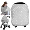 Multi-use Cover by KeaBabies, Baby Carseat Canopy, Nursing Cover for Breastfeeding (Starry Charm)