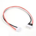 thumbnail image 4 of Cables de silicona macho-hembra para cargar baterías Lipo RC, paquete de 10 (negro, blanco, rojo) Cables de extensión de equilibrio XH4P de 20 cm, 4 of 8