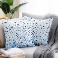 thumbnail image 2 of Polka Dot Theme Outdoor Pillow Covers Pack of 2 Watercolor Gradient Navy Blue Waterproof Throw Pillow Covers Decorative Cushion Cases for Patio Garden Tent Balcony Couch 20x20 inch, 2 of 8