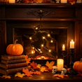thumbnail image 6 of romoty Halloween Lighted Hanging Ornament, 7.9 in Flying Witch Silhouette Acrylic LED Window Lamp with Warm Fairy Lights for Spooky Porch Door Wall Party Decor Accent, 6 of 6