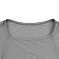 thumbnail image 6 of OGLCCG Girls Short Sleeve T-Shirts Summer Crewneck Side Slit Basic Tees Tops Solid Color Casual Slim Fit Crop Tops for Kids 5-15 Years, 6 of 7