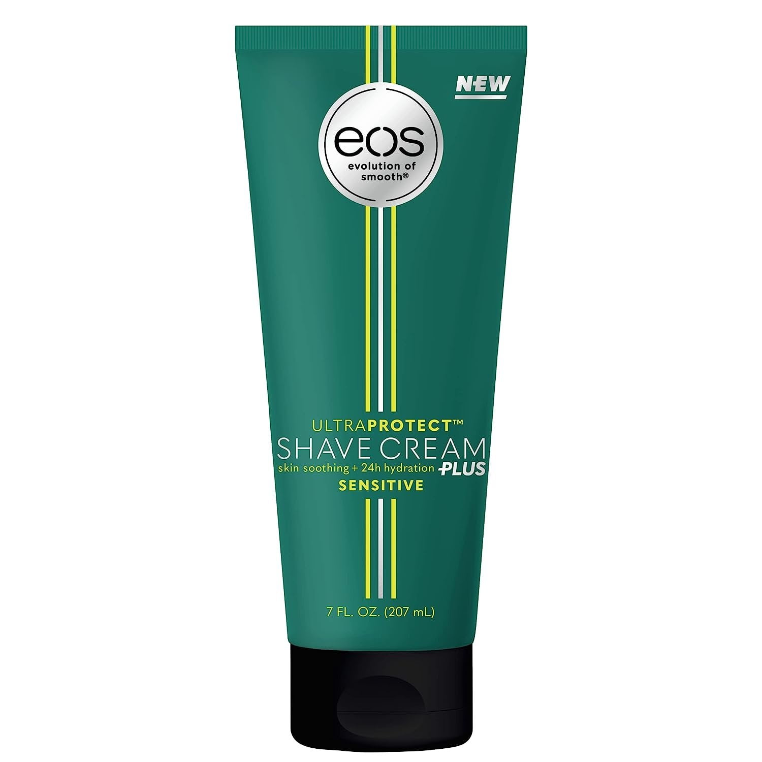 eos UltraProtect Mens Shave Cream- Sensitive, 24-Hour Hydration, Unscented, Non-Foaming Formula, 7 fl oz