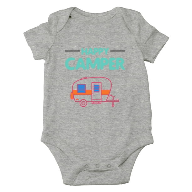 Happy Camper - Funny Outdoor Outfit - Let The Adventure Begin - Cute  One-Piece Infant Baby Bodysuit - Walmart.com