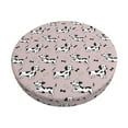 thumbnail image 6 of Uemuo Dachshund Dog Puppy Pattern Round Bar Stool Seat Covers Washable Stool Cushion Slipcover Elastic Bar Chair Covers-13 inch, 6 of 7