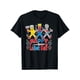thumbnail image 1 of Happy Labor Patriotic Edition for, Boys Girls Trendy Cotton Tops Short Sleeve, Street Short Sleeve Tee, Comfort Tee, Casual Summer Tee, Must-have Fashionable Tee, 1 of 6