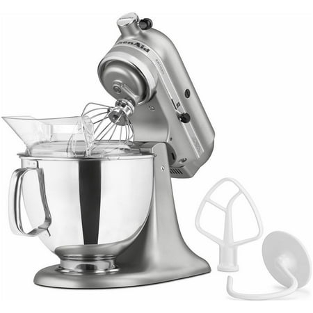 KitchenAid RRK150SL 5 QUART ARTISAN SERIES TILT HEAD STAND - SILVER (Certified Refurbished)