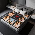 thumbnail image 4 of Custom Blanket with Photos Text, Personalized Photo Collage Flannel Throw Blanket Customized Gifts for Dad Mom Boyfriend Girlfriend Birthday Valentines Day Christmas Blankets, 4 of 5