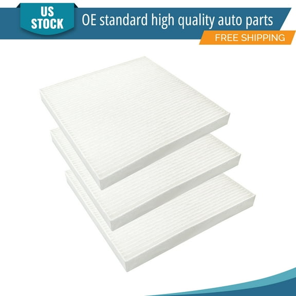 YXPCARS 3PCS Cabin Air Filter for Toyota Tacoma 05-23 Dodge Dart Pontiac Vibe, New Activated Carbon Cabin Air Filter Replacement (CF10374)