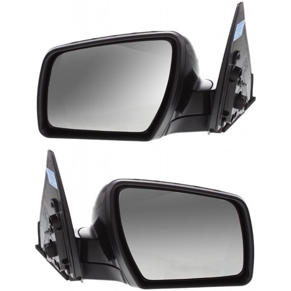 For Kia Soul 2010 2011 Door Mirror Driver and Passenger Side | Pair | Power | Non-Heated | Paint to Match | Replacement For 876102K330 | KI1320142