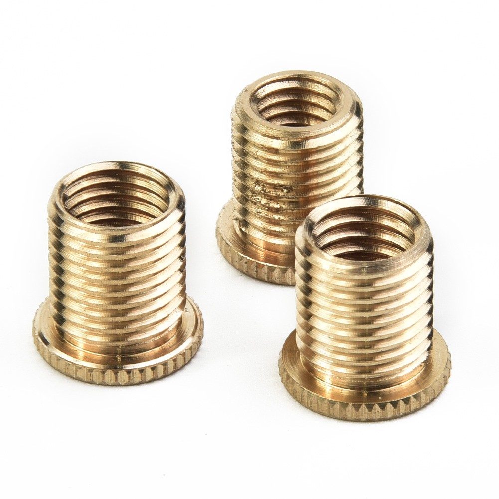 Kit Adaptateur Filetage Pour Pommeau De Levier De Vitesse - 3 Pièces (M10x1.25, M10x1.5, M8x1.25) | En Alliage D'aluminium Doré