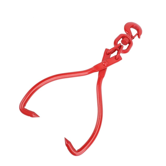 Timber Claw Hook, Reliable 16 Inch Log Lifting Tongs Portable Heavy Duty for Clamping