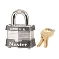 thumbnail image 3 of Master Lock 3KA 3753 #3 1-9/16 in. Laminated Steel Padlock, Keyed Alike with Keyway 3753 Silver, 3 of 8