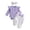 Purple-hEZzH, variant on OJSFQUFP Girls' Spring Cute Casual Solid Color Pattern Dress   Bow Patterned Trousers   Headscarf Set
