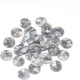 thumbnail image 1 of 10 colgantes planos redondos de acetato de celulosa (resina), color gris joya., 1 of 2
