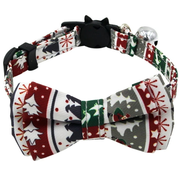 Cat Collar Decorative Bow Creative Pet Collar Kitten Collar for Christmas