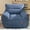 Blue, variant on Bean Bag Chair for Adults, Comfy Tufted Bean Bag Chair Sofa with Armrests, Lazy Beanbag Chair with Foam Filler Stuffed Bean Bag Couch Sofa for Reading in Bedroom, Living Room and Dorms