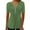 Green, variant on Nmnitkp Summer Tops for Women 2025 Pride Shirt V-Neck Pleated Solid Color Button Up Top Going Out Tops for Women Comfortable and Loose