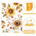 thumbnail image 2 of Summer Sunflowers with White Background Pattern Welcome Garden Flags, 12 x 18 Inch Double Sided Outdoor Yard Flags Waterproof For Home Outside Patio Lawn Porch, 2 of 6