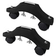 thumbnail image 3 of simhoa Support de Chauffage Infrarouge 2 Pcs avec Roues Support Mobile Installation Facile Longueur Noir, 3 of 8