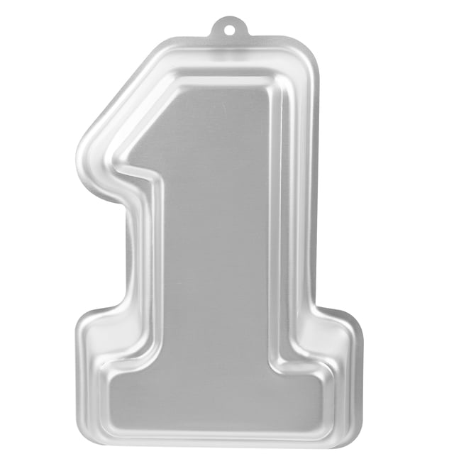 Number 1 Shaped Cake Mold Birthday Parties Cake Baking Pan Metal Cake Baking Pan