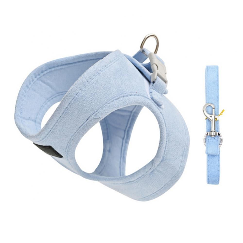 azuza Dog Harness with Leash Set Cute Lemon Head-in Small Dog Harness Vests No Pull Comfort Padded Dog Walking Harness for Puppies Small and Medium Dogs