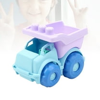 GOOHOCHY Plastic Dump Truck Toy for Kids Playing with Safe Nontoxic Material Multi 7.5 inch