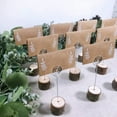 thumbnail image 5 of 20/50/100pcs Khaki Name Place Card Wedding Seating Number Table Card Birthday Party Sign in Classmate Dinner Greeting Seat Card, 5 of 6