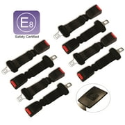 OTOLIMAN 8pack 10" Car Seat Belt Extender E8 Safety Certified Extension Buckle Universal