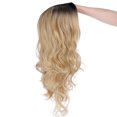 thumbnail image 5 of SEGO Fashion Ombre Long Curly Wave Hair Wigs Heat Resistant Straight Synthetic Hair Wigs For Women, 5 of 7