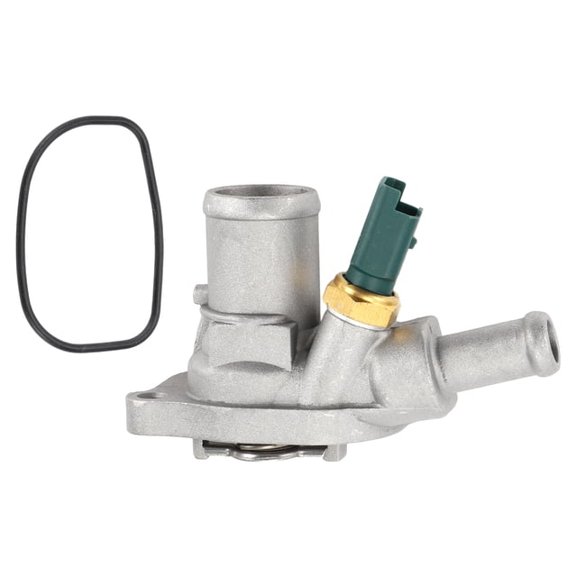 Termostato Interno Único para Fiat PUNTO EVO Conjunto de Carcasa de Termostato de Refrigerante del Motor Duradero No.55202176 Aleación de Aluminio 1 Pc