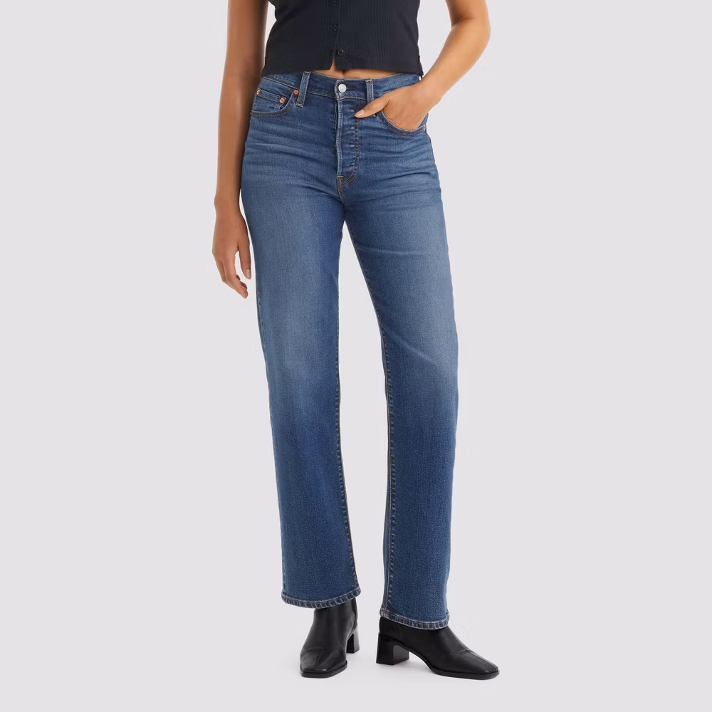 Levi's Women's Ultra-High Rise Ribcage Straight Jeans