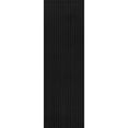 thumbnail image 2 of Beverly Rug Fluffy Modern Ultra Soft Plush Non Slip Easy Shag Indoor Area Rug Black 2x7, 2 of 9