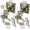 1-1/4"/32 mm 2 Pack, variant on Cabinet Doors Drawer Heavy Safety Closet Lock with Keys Deadbolt (Keyed Alike) Single Double Door General Purpose Fits on 2/3 inch-7/8 inch Wooden Panels Thickness (1 Pack)