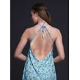 thumbnail image 4 of Bimba Bird Printed Women Backless Halter Neck Summer Holiday BeachÂ&nbsp;Dress-X-Large, 4 of 6