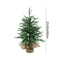 thumbnail image 3 of 2FT Norfolk Pine Tree for Christmas Decorations, Artificial Christmas Trees with White Pot, Fake Christmas Tree Xmas Decor for Office, Living Room, Apartment (2FT - 2Pcs), 3 of 7