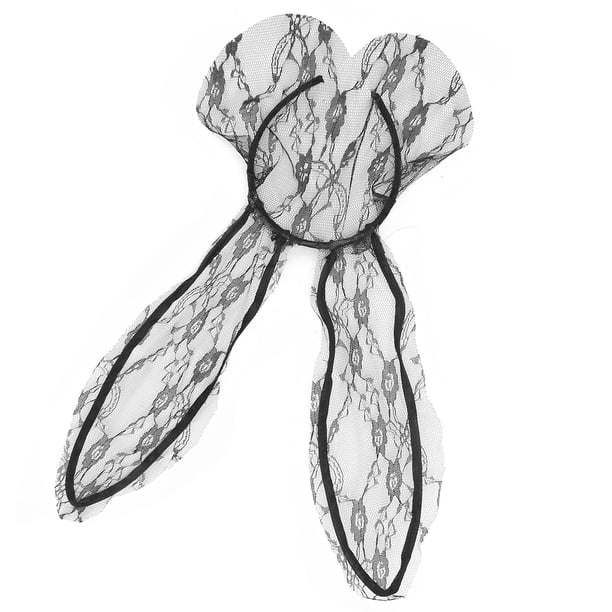 Diadema Con Orejas De Conejo Para Cosplay, Diadema Con Orejas De Conejo, Decoración Elástica, Diadema De Poliéster + aleación Para Mujeres Y Niñas, Para La Vida Diaria, Bodas,