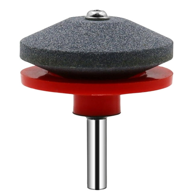 Industrial Lawnmower Blade Sharpener Grinding Stone Attachment for Power Drill Durable Rust-Resistant Grinding Head for Mower & Tractor Maintenance
