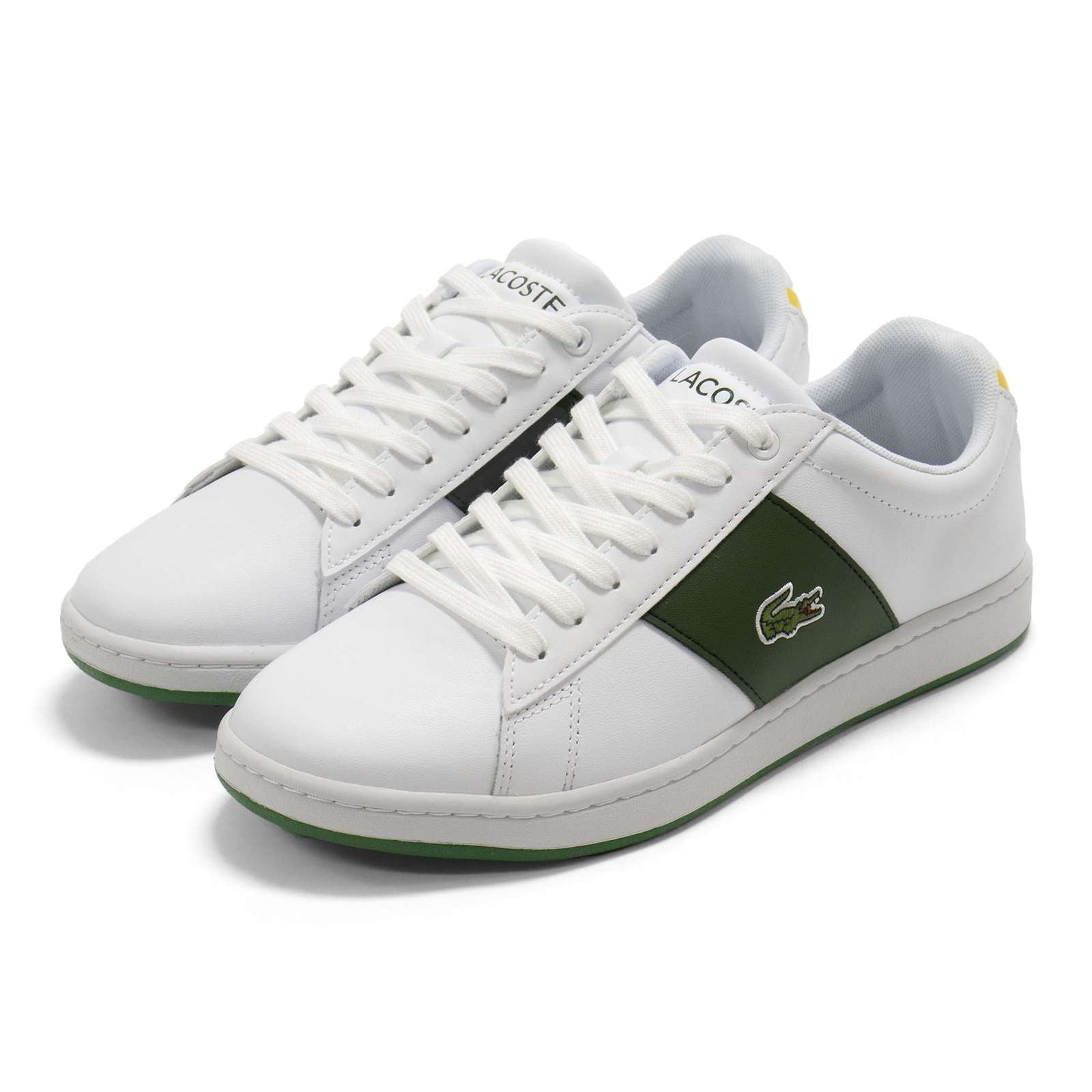 via Adskillelse Hvem Lacoste Men's Carnaby Evo 0722 3 Sma Leather Fashion Sneakers, White \  Green,9.5 M US - Walmart.com