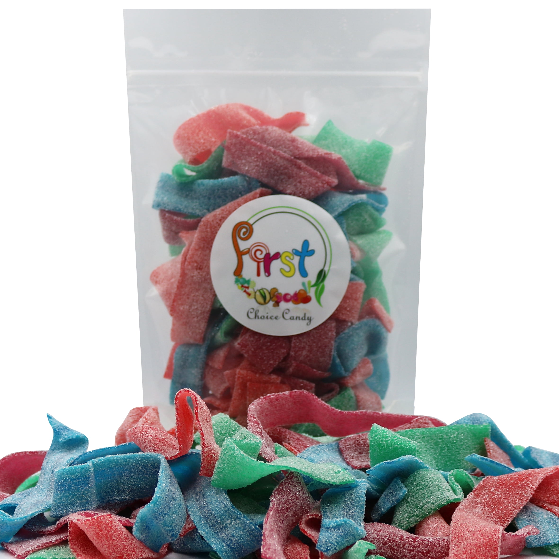 Sour Assorted Flavor Gummy Candy Belts 2 Pound