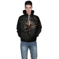 thumbnail image 4 of Chandail à Capuchon Léger pour Hommes, Coupe Ajustée, Manches Longues, avec Poche Kangourou, 4 of 6