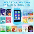 thumbnail image 6 of Eurhowing Kids Toy Phone, Smart Phone Toys with Phone Calls, Camera, MP3 Music Player, Educational Learning Toy Birthday Christmas Gift for Boys Girls Ages 3-12, Blue, 6 of 9
