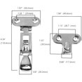 thumbnail image 3 of Anti-Rattle Latches for Marine Grade Boat Door Hatch, Tightening Latches, Solid Construction, Lockable, (2 Pcs), 3 of 5