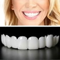 thumbnail image 1 of Carillas para dientes superiores e inferiores - 2 pares de aparatos de simulación, carillas dentales, sonrisa, dientes falsos, dientes imperfectos, blanqueamiento perfecto, dientes postizos, talla ú, 1 of 5