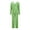 Green, variant on 2025 Women's Leisure Pajamas 2 Pieces Set Summer Long Sleeves pants Nightwear Set Home Clothes S-3XL